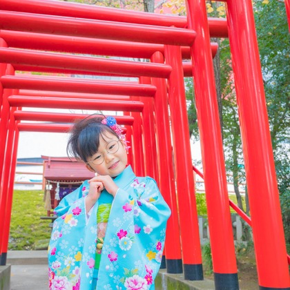 ビブリッジが出張撮影した「753フォト」の家族写真