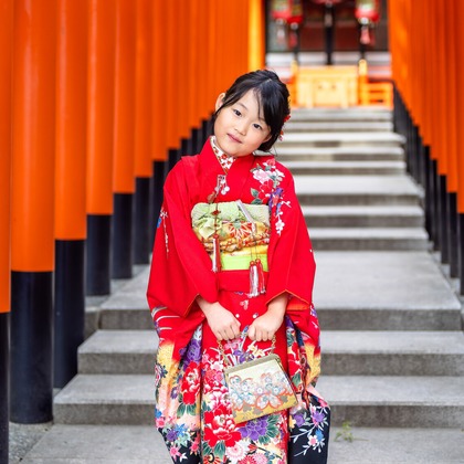 中村雅樹が出張撮影したジェスチャー, 記念写真, お宮参りが写った七五三フォトの写真