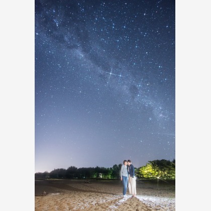 スマイルケアンズが撮影した「ケアンズの星空ビーチフォト」の写真