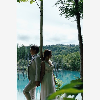 uno e creative act.が撮影した「富良野・美瑛　ロケーションフォトウェディング」の写真