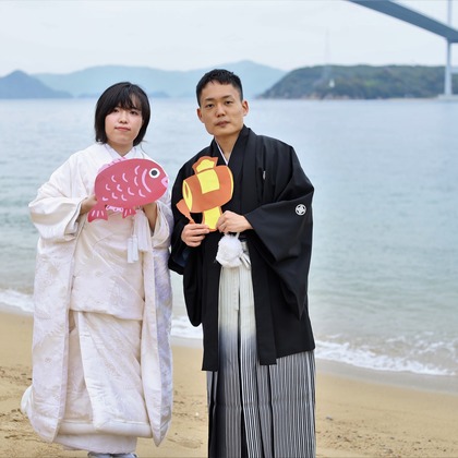 お祝い写し屋が撮影した「ふきあげ・しまなみウェディング」の写真