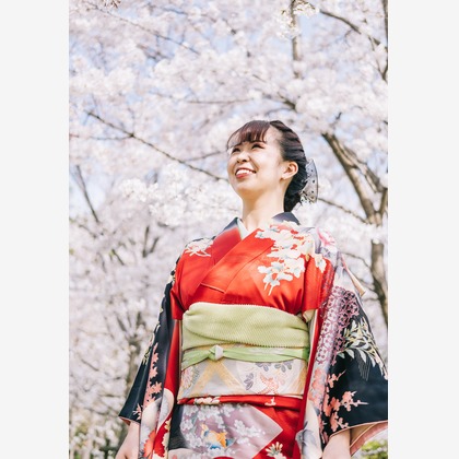 スタジオトモロが出張撮影した使役動物, スタイル, 襟が写った成人式撮影の写真