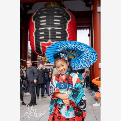 大森光太郎・K-PHOTOが出張撮影した「七五三撮影」の家族写真