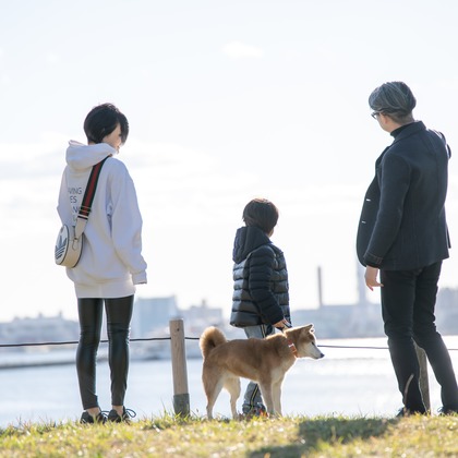 寫樂斎が出張撮影した罰金, 自然の中の人々, フェンスが写った家族写真の出張撮影の写真