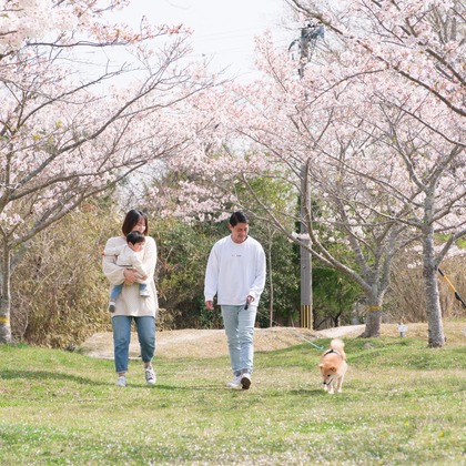 高夏写真店が撮影した家族写真の出張撮影の写真