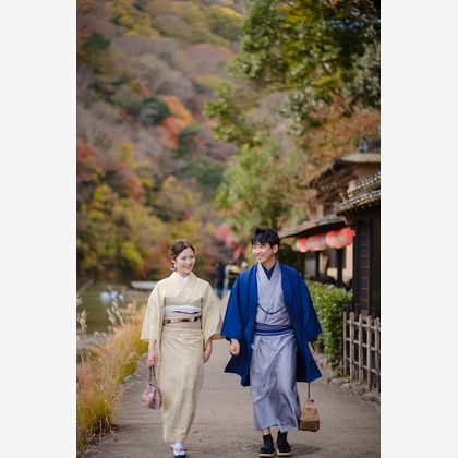 高夏写真店が撮影した「和装での前撮り」の写真