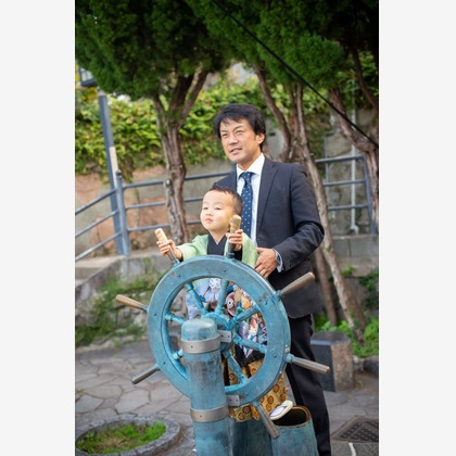 竹部 祐樹が出張撮影した「七五三＠亀山社中＆諏訪神社」の家族写真