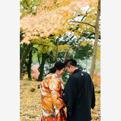 LARA LILYが撮影した「結婚式前撮り(福岡県・秋月城)」の写真