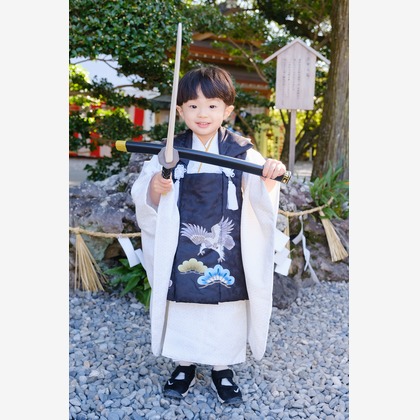 高夏写真店が出張撮影した「七五三の撮影」の家族写真