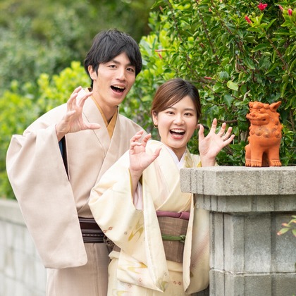 草村写真館が撮影した旅行先の記念撮影の写真