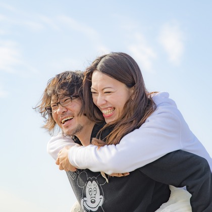 laugh&pが撮影したエンゲージメントフォト/前撮り/後撮り出張撮影/スタジオ撮影/結婚式撮影/ハネムーンフォトの写真