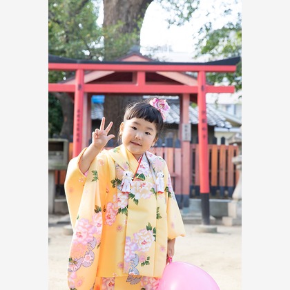 Merry Momentが出張撮影した753, 女の子, 神社が写ったエンゲージメントフォトの写真