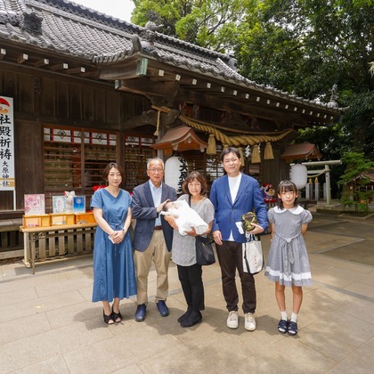 スタジオ　まるが撮影したお宮参りの写真