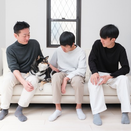 高夏写真店が出張撮影した「家族写真の撮影」の家族写真