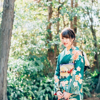 遥南　碧が出張撮影した振袖, 成人式, 人間の髪の色が写った店舗/オフィス/サロン撮影の写真