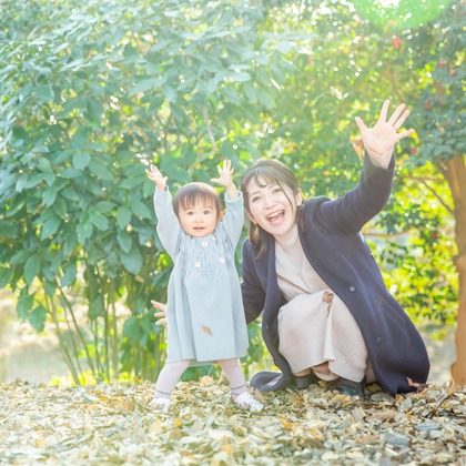 今泉秀樹が出張撮影した「昭和記念公園」の家族写真