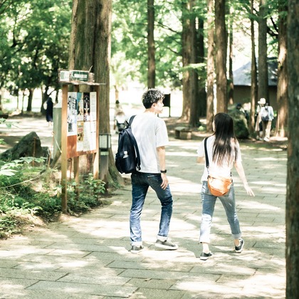 吉田　亘が撮影した旅行先の記念撮影の写真