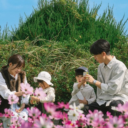 日下翔太郎が出張撮影した「屋外でのお子様メインの家族写真」の家族写真
