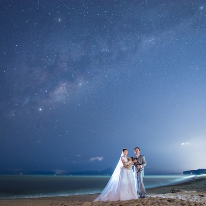 スマイルケアンズが撮影した「ケアンズの星空ビーチフォト」の写真