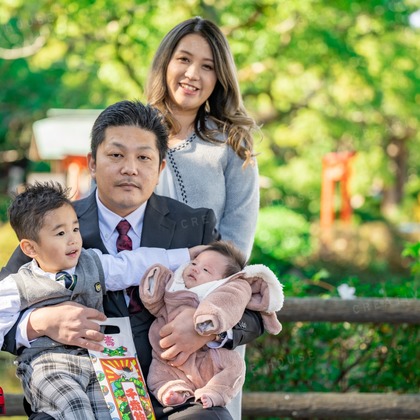 CREATIVE HOUSEが出張撮影した「七五三」の家族写真