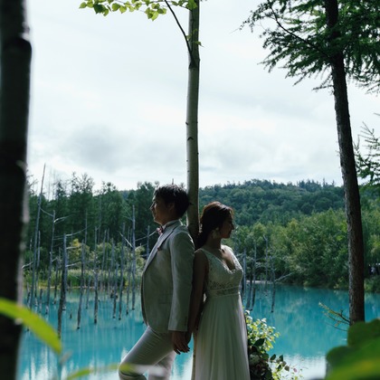 uno e creative act.が撮影した「富良野・美瑛　ロケーションフォトウェディング」の写真