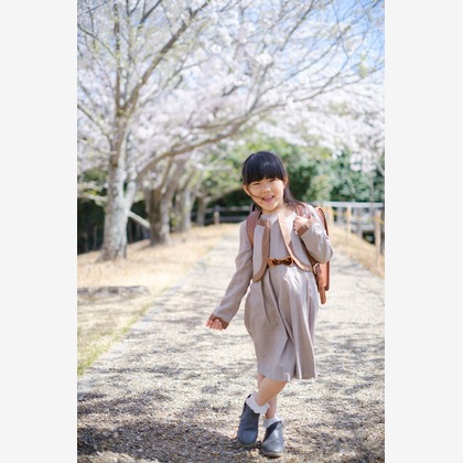 高夏写真店が出張撮影した荷物とバッグ, 記念写真, 家族写真が写った学校行事の写真