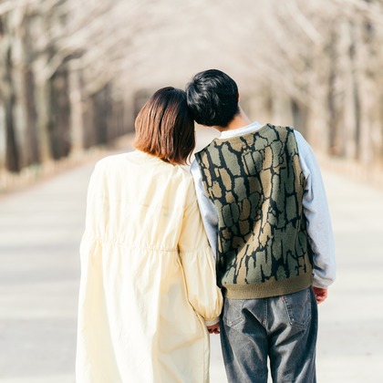 株式会社GESPが出張撮影した「公園_カップル記念撮影」の家族写真