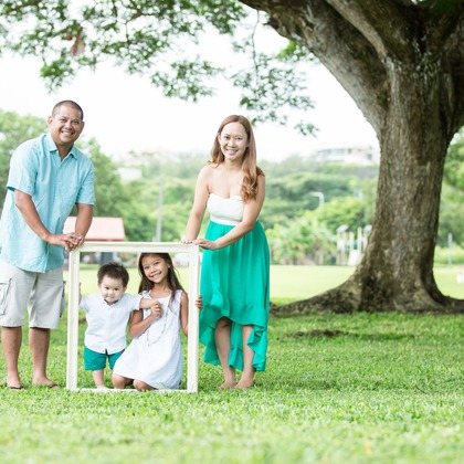 L Photography Guamが撮影した家族写真の出張撮影の写真