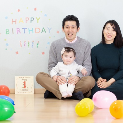 松井シンジが撮影した家族写真の出張撮影の写真