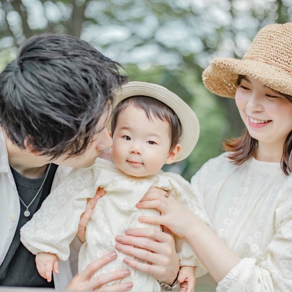 チャミーフォトグラフィーが撮影した家族写真の出張撮影の写真