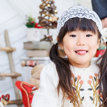 ちずカメラが出張撮影したワンピース, 荷物とバッグ, 赤ちゃん・幼児服が写ったスタジオ撮影の写真