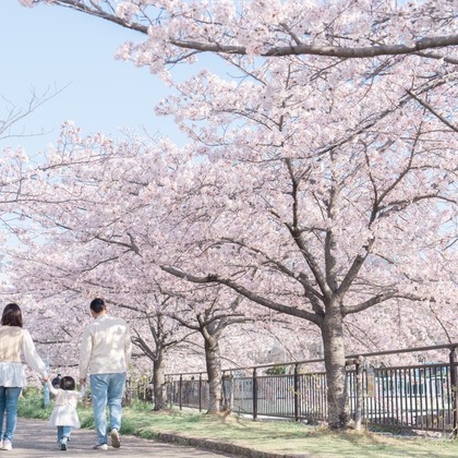 株式会社VISTA / VISTA Photographyが出張撮影した脊椎動物, ジーンズ, 植物などが写った「ファミリーフォト」の家族写真