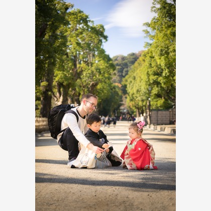 Aya Petite Photographyが出張撮影した「七五三出張撮影」の家族写真