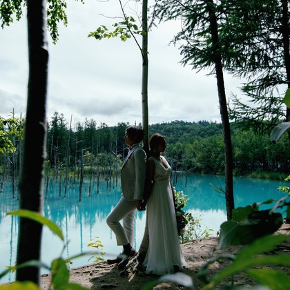 uno e creative act.が撮影した「富良野・美瑛　ロケーションフォトウェディング」の写真