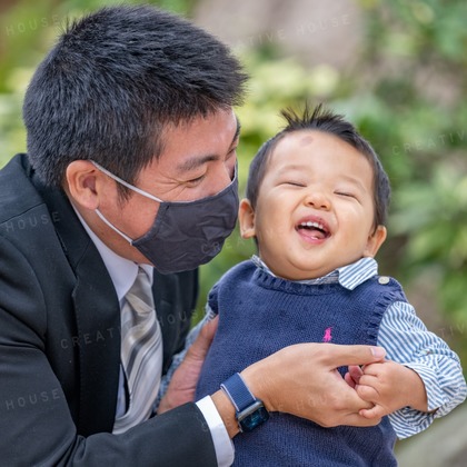 CREATIVE HOUSEが出張撮影した「七五三」の家族写真