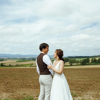 uno e creative act.が撮影した「富良野・美瑛　ロケーションフォトウェディング」の写真