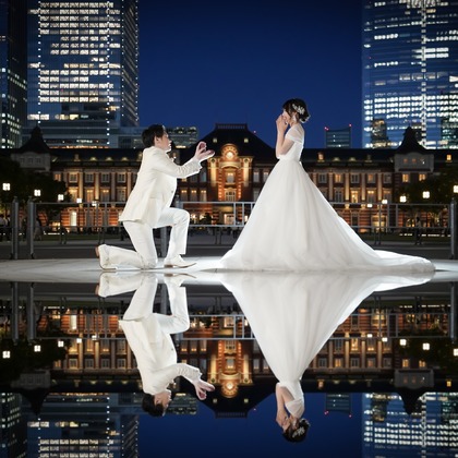 スタジオ　まるが撮影した前撮り/後撮り出張撮影の写真