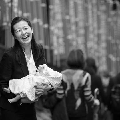 T.Matsumuraが出張撮影した日枝神社, ひえ神社, 日本の建築などが写った「お宮参り＠日枝神社」の家族写真
