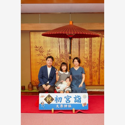 スタジオ　まるが撮影したお宮参りの写真