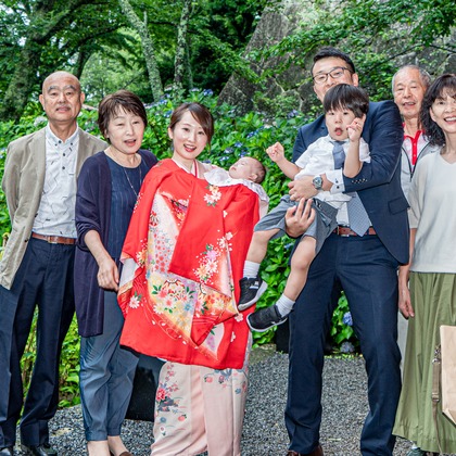 出張カメラマンのY's Officeが撮影したお宮参りの写真