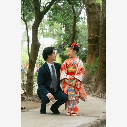 Tatsuyaが出張撮影した家族写真(キッズ,ベビーフォト)などが写った「七五三撮影（神戸 生田神社）」の家族写真