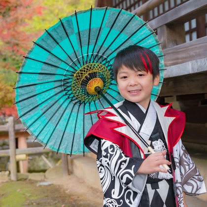 ビブリッジが出張撮影した「753フォト」の家族写真