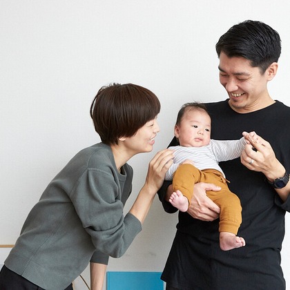 岩瀬泰治が撮影した家族写真の出張撮影の写真