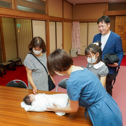 スタジオ　まるが撮影したお宮参りの写真