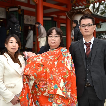 梶田　誠が撮影したお宮参りの写真