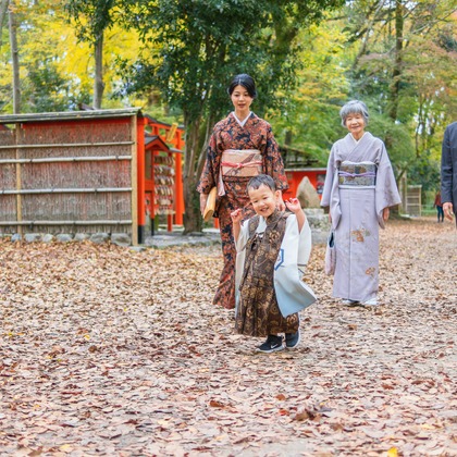 中村雅樹が出張撮影した記念写真, 成人式, オレンジが写った七五三フォトの写真