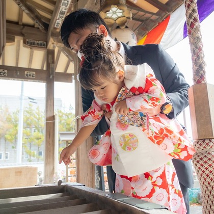 大森光太郎・K-PHOTOが出張撮影した「七五三撮影」の家族写真