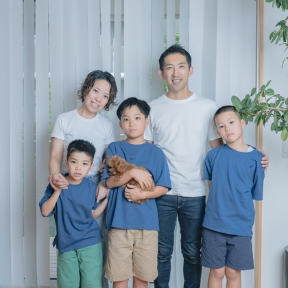 玉城　肇が出張撮影した家族写真(キッズ,ベビーフォト)などが写った「＃」の家族写真