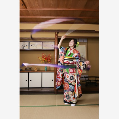 スマイルハンターが出張撮影した家族写真(キッズ,ベビーフォト)などが写った「成人式フォト」の家族写真