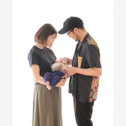 AND KNOTが出張撮影した「家族写真」の家族写真